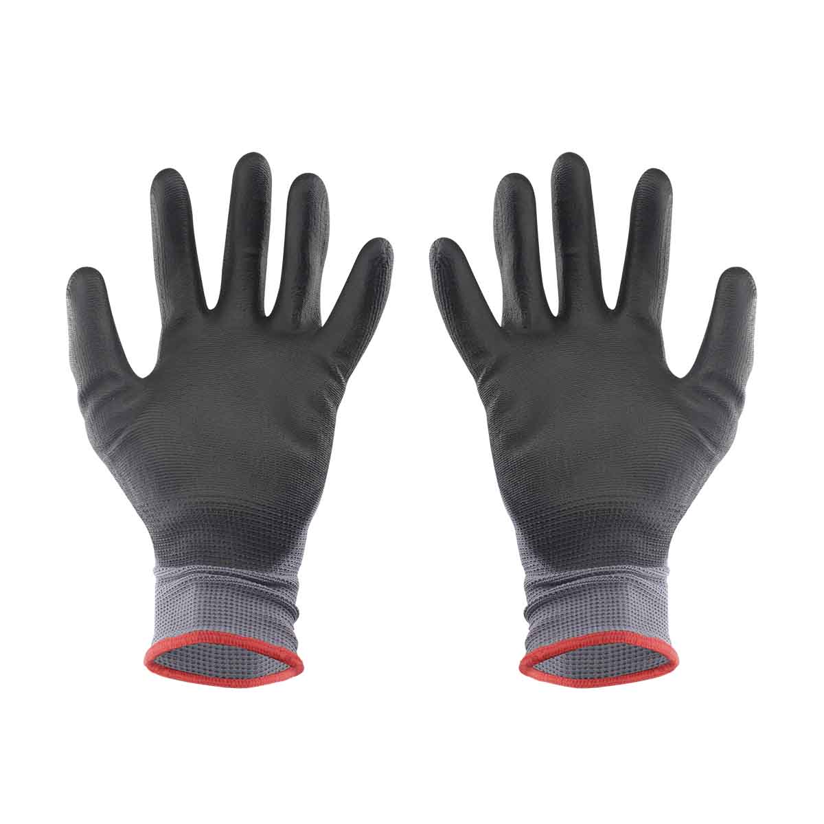 Guantes De  Nylon, Talla Med, Recubrimiento En Poliuretano image number null