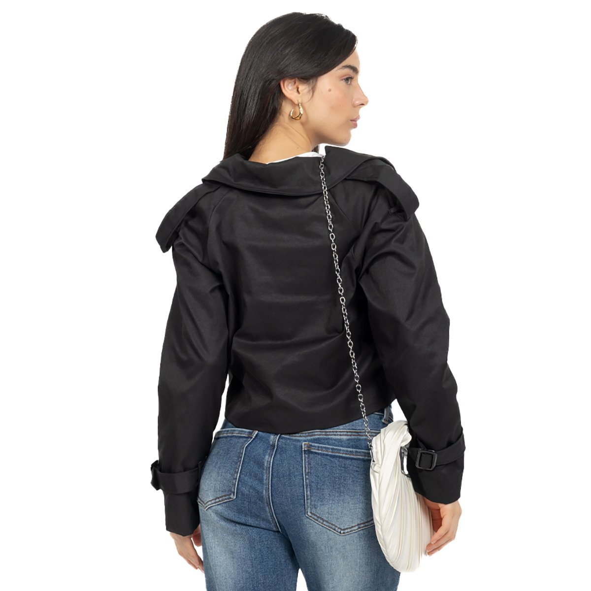 Gabardina Corta Forever 21 para Mujer Junior image number null