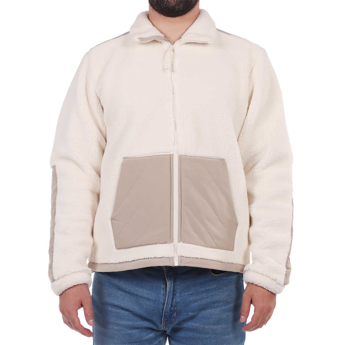 Chamarra Sherpa C&aacute;lida y Estilosa OVS para Hombre image number null