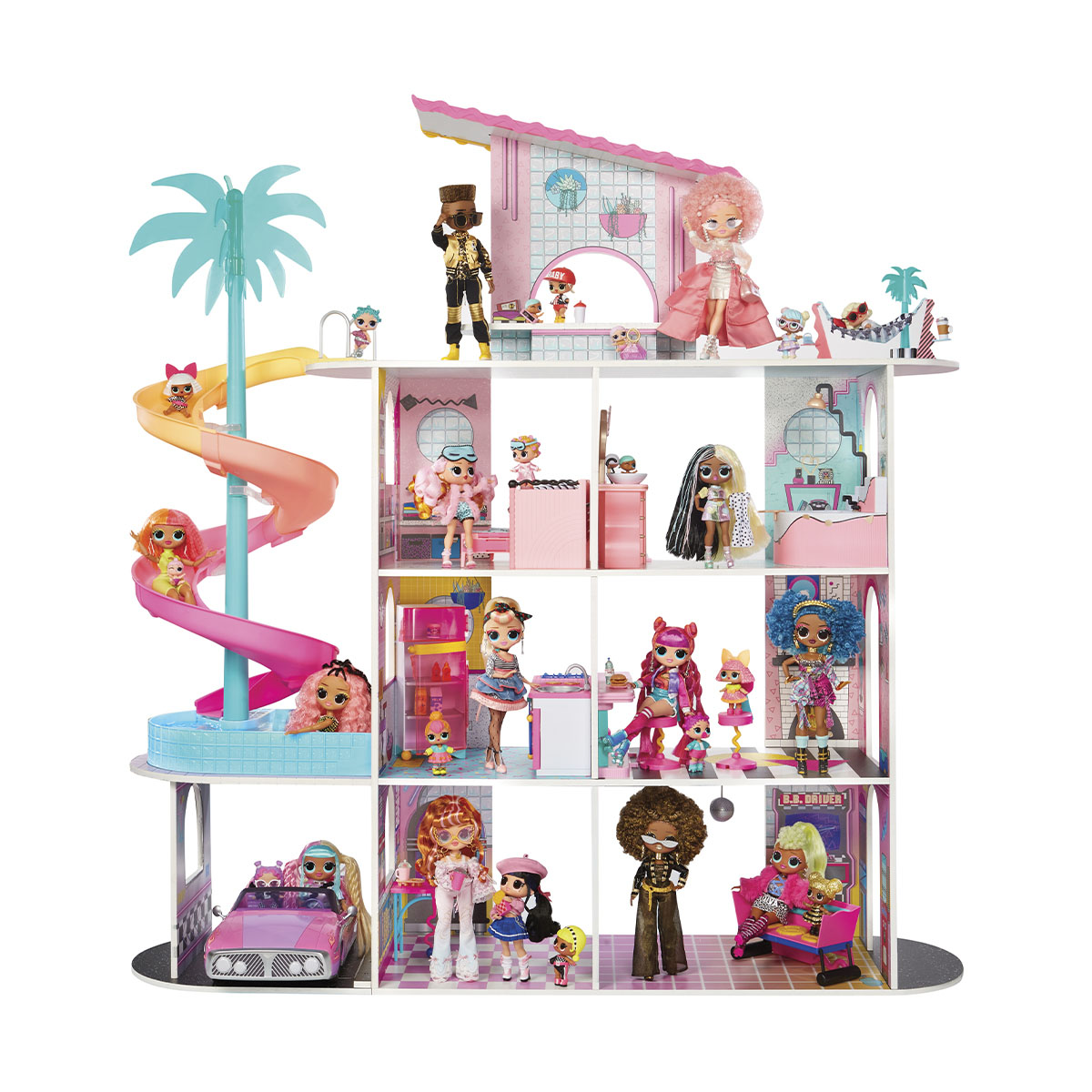 Set de juegos LOL Surprise Casa de Mu&ntilde;ecas OMG image number null
