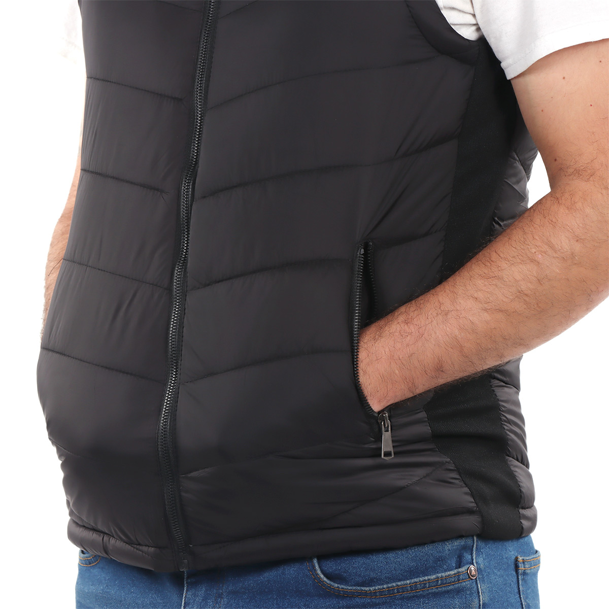 Chaleco Capitonado con Gorro Tim Men para Hombre image number null