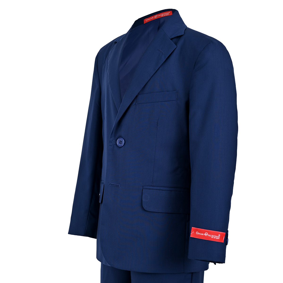 Traje Para Ni&ntilde;o De Vestir Color Liso Azul El&eacute;ctrico Oscar Collection image number null