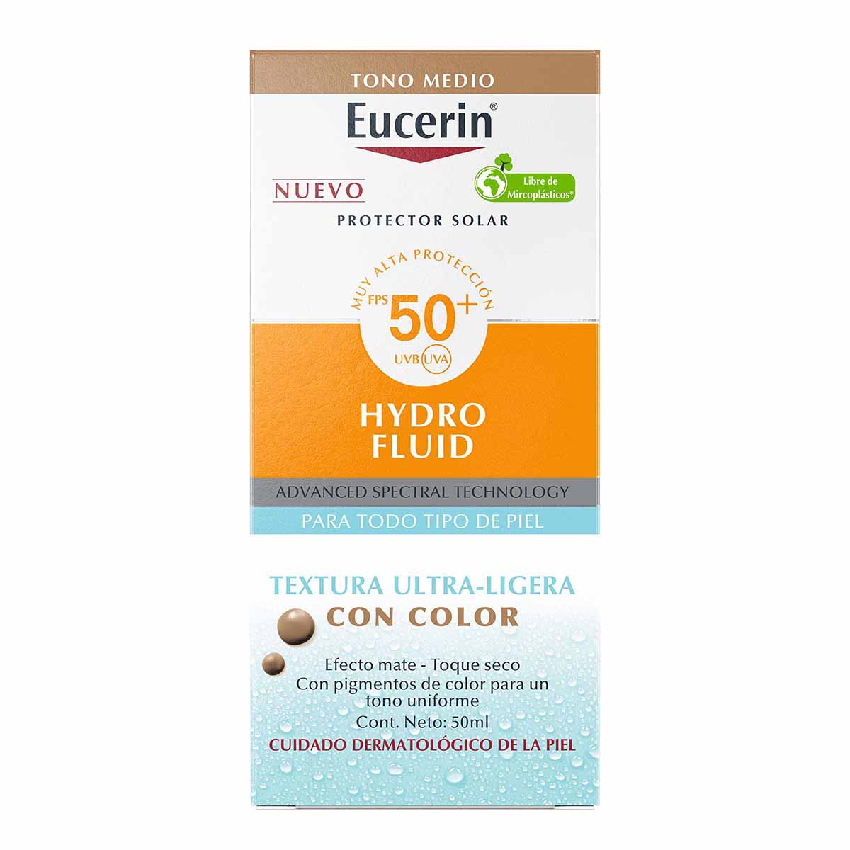 Eucerin Sun Hydrofluid Tono Medio FPS50+ image number null