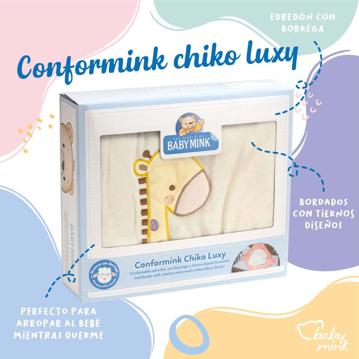 Cobertor Conformink Chiko Luxy Rosa Fly&nbsp;Baby Mink&nbsp;&nbsp;&nbsp;&nbsp;&nbsp;&nbsp; image number null