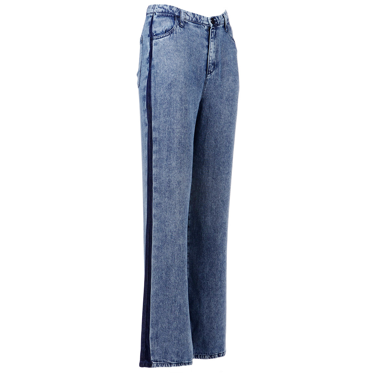 Jeans Wide Leg Black Tape para Mujer image number null