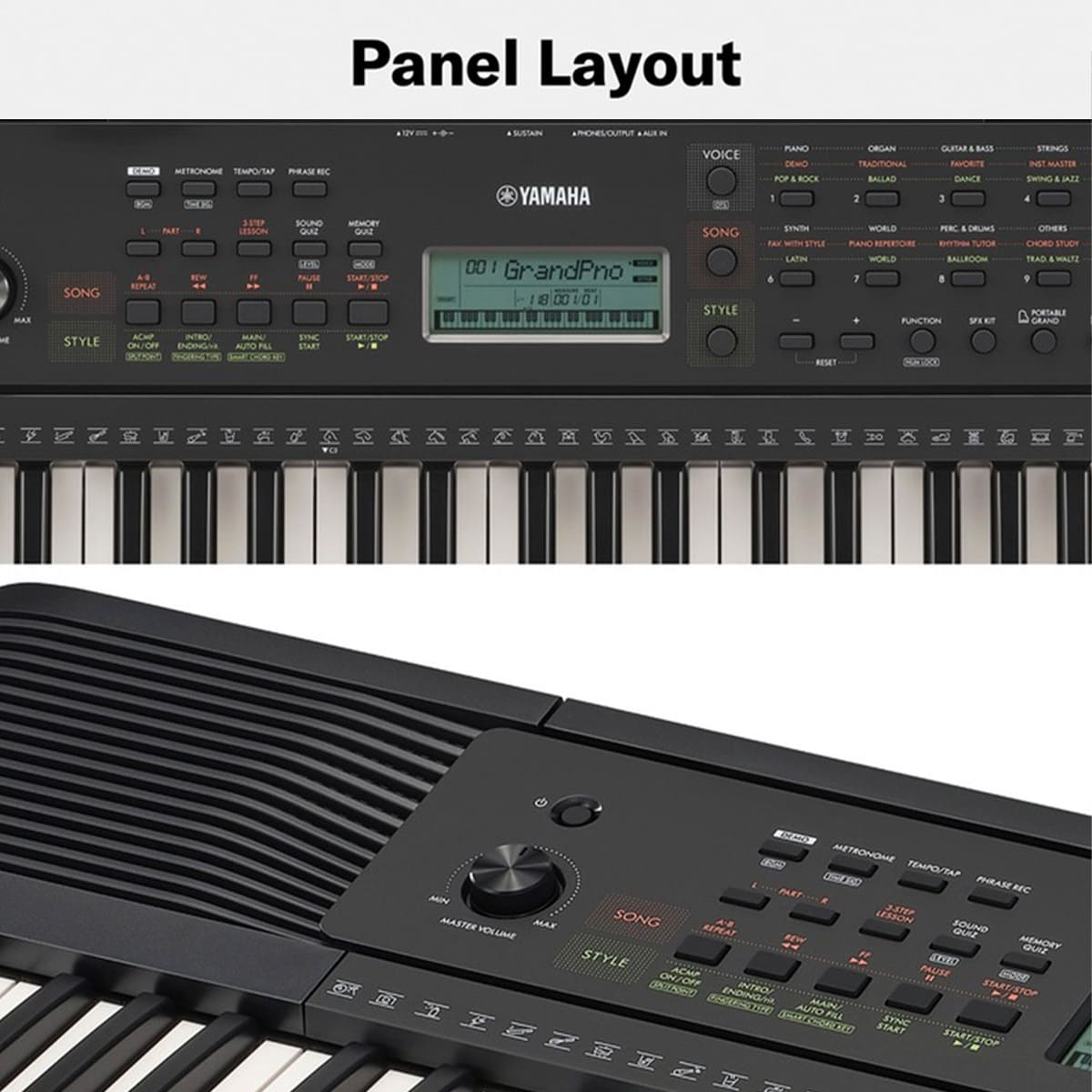 Teclado Digital Yamaha PSR-E283 image number null