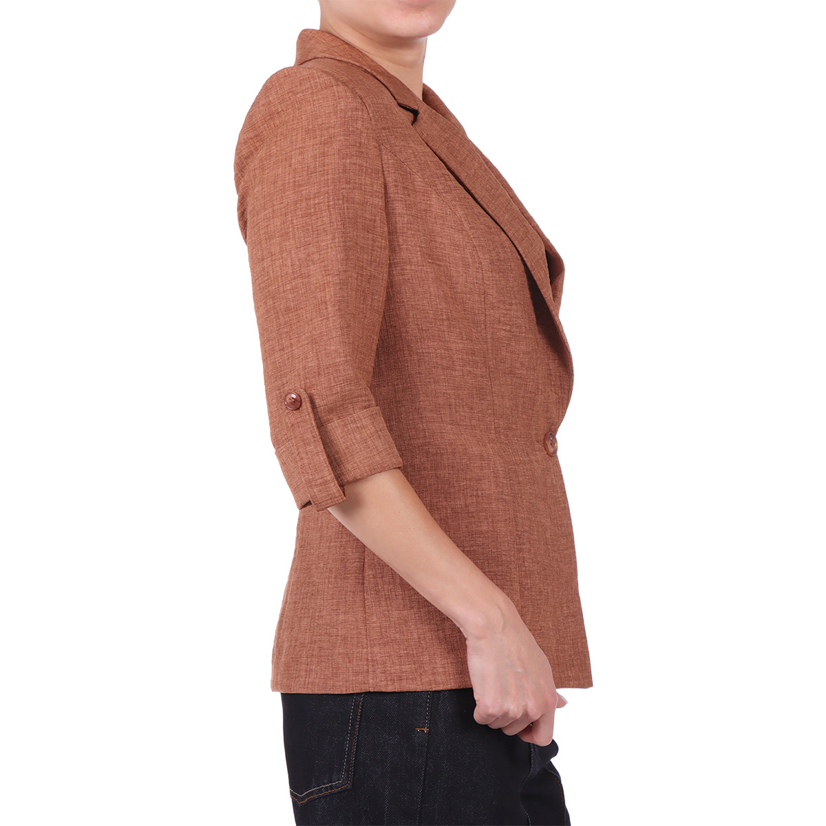 Saco Sin Forro Casual Pavla Mint para Mujer image number null
