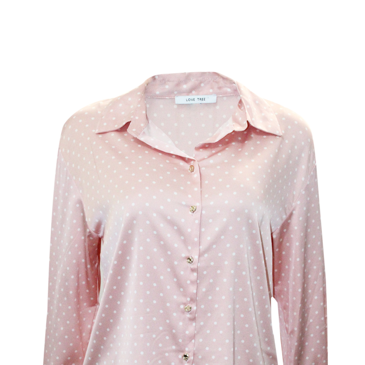 Blusa Camisera De Lunares Philosophy Para Mujer Casual image number null