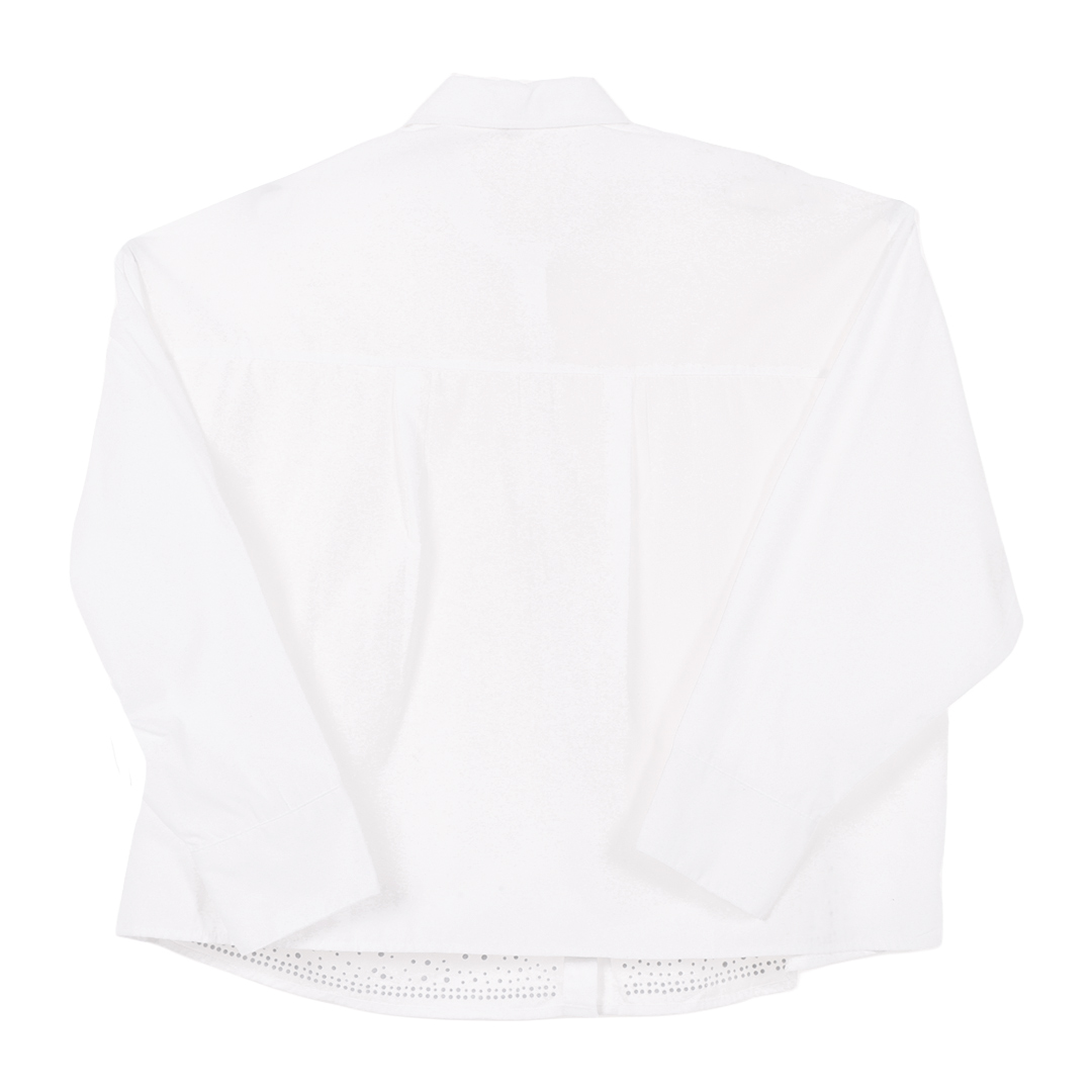 Blusa Manga Larga con Pedrer&iacute;a Ruedo LIFE STYLER para Mujer Curvy image number null