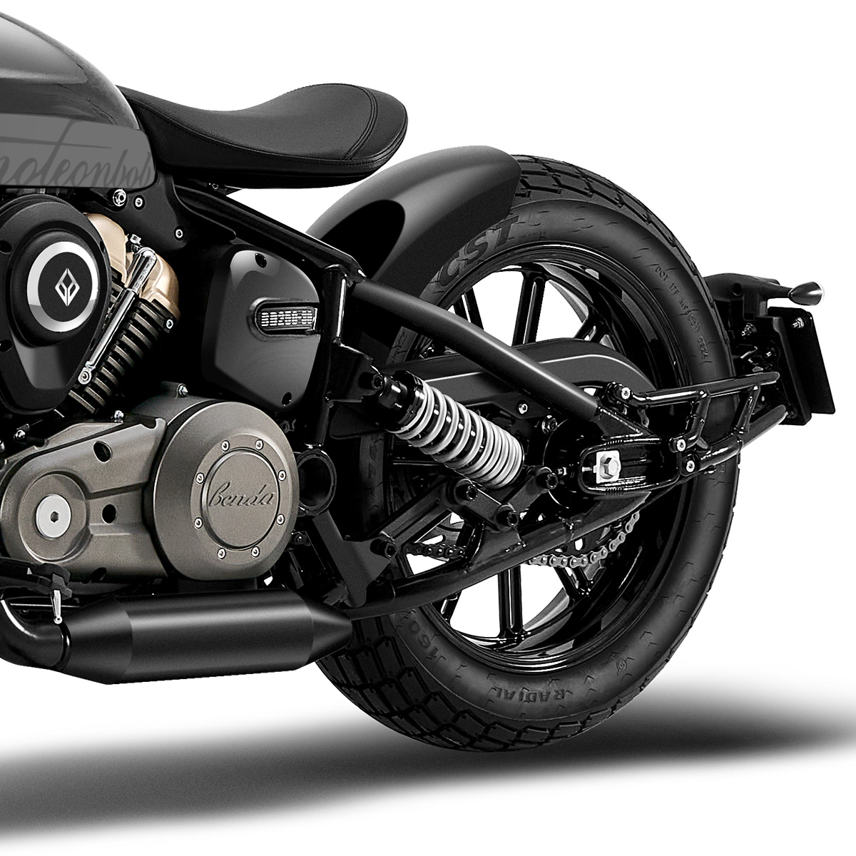 Motocicleta Chopper Benda Napoleonbob 250 Negro 2026 image number null