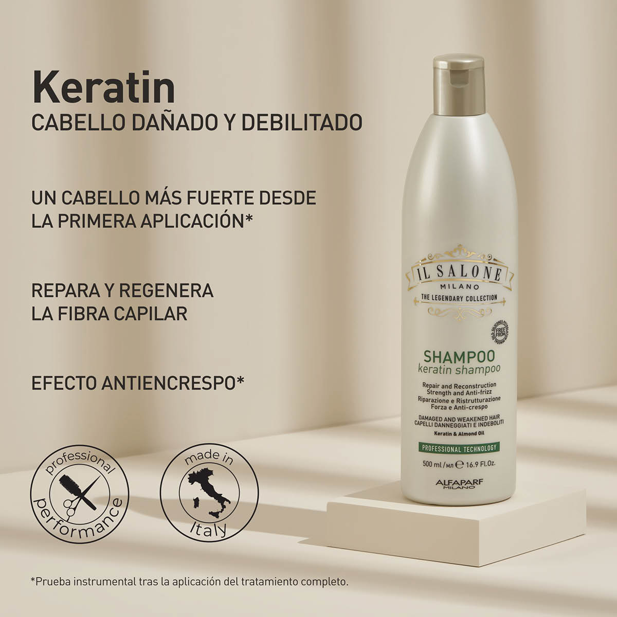 Shampoo Keratina 500Ml Il Salone image number null