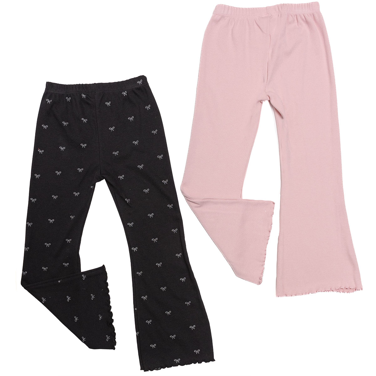 2 Pack Leggins Acampanados con Dise&ntilde;o Being 2 Nice para Ni&ntilde;a image number null