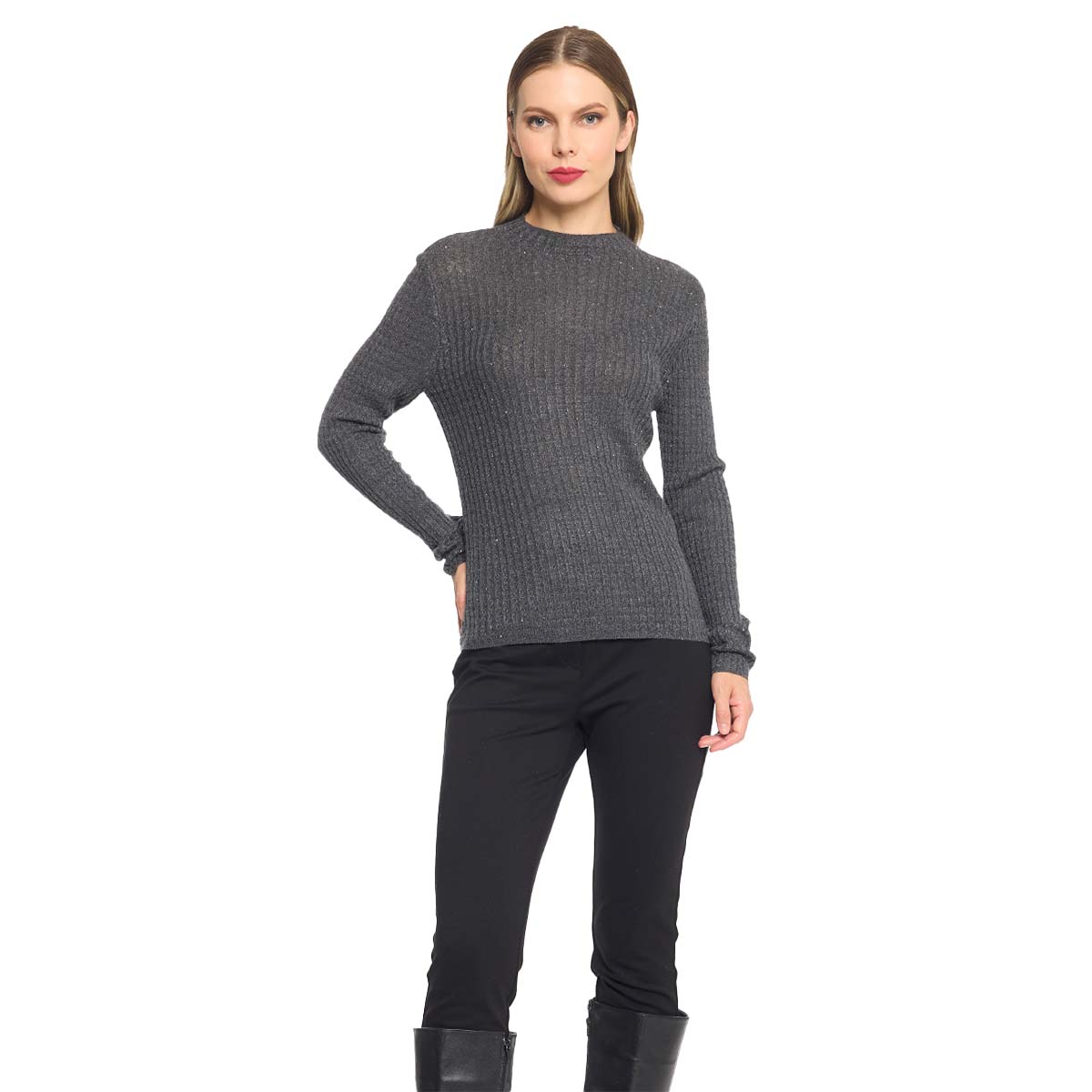 Su&eacute;ter Escote Redondo  Foleys Para Mujer Casual image number null
