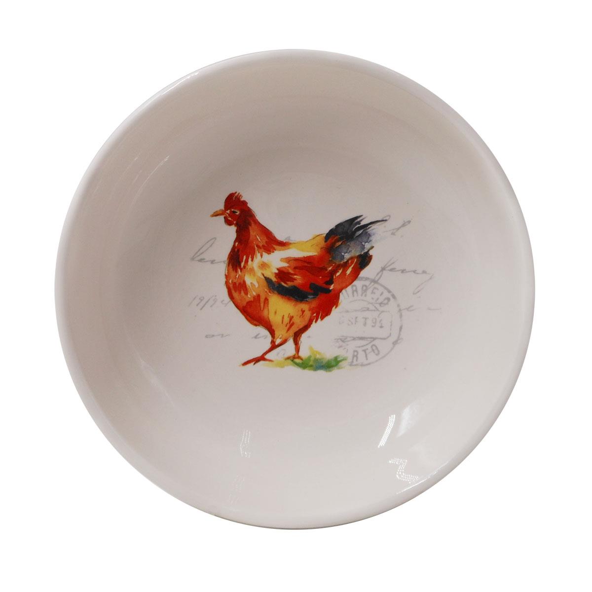 Bowl Rooster Vintage Home image number null
