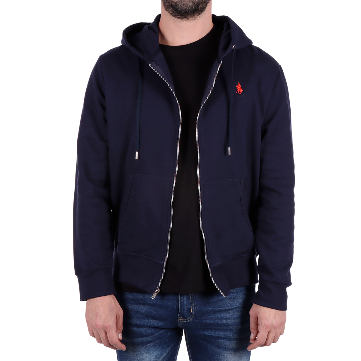 Sudadera Abierta con Capucha Royal Polo Club para Hombre image number null