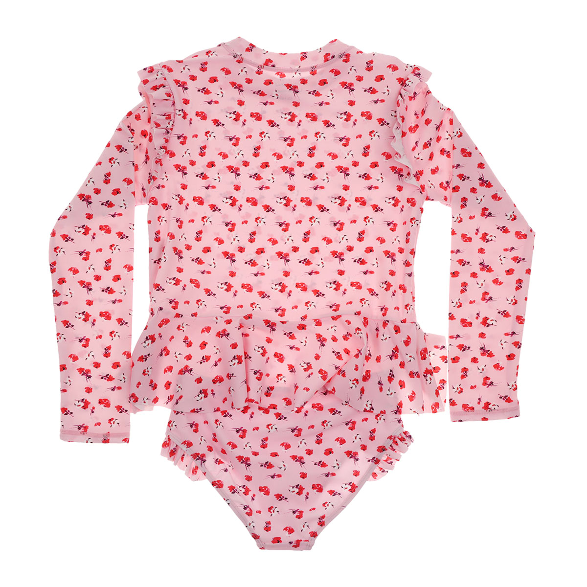 Traje de Ba&ntilde;o Estampado Tropical Manga Larga Jeanious Ni&ntilde;a image number null