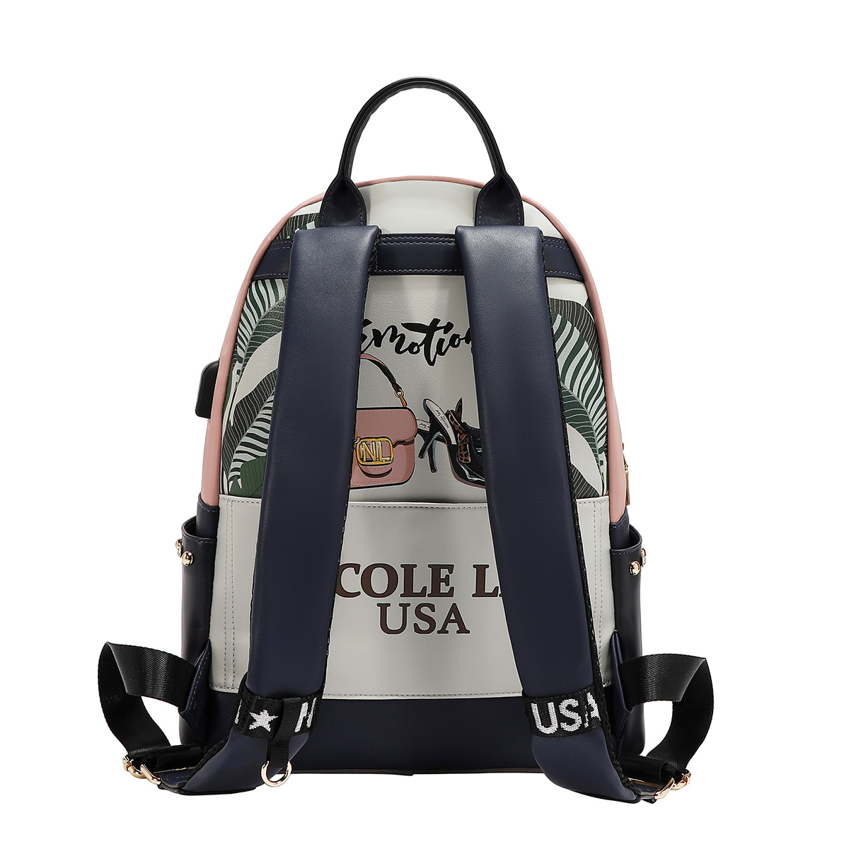 Mochila Multicolor Emotion Nicole Lee Bp16698-Emt image number null