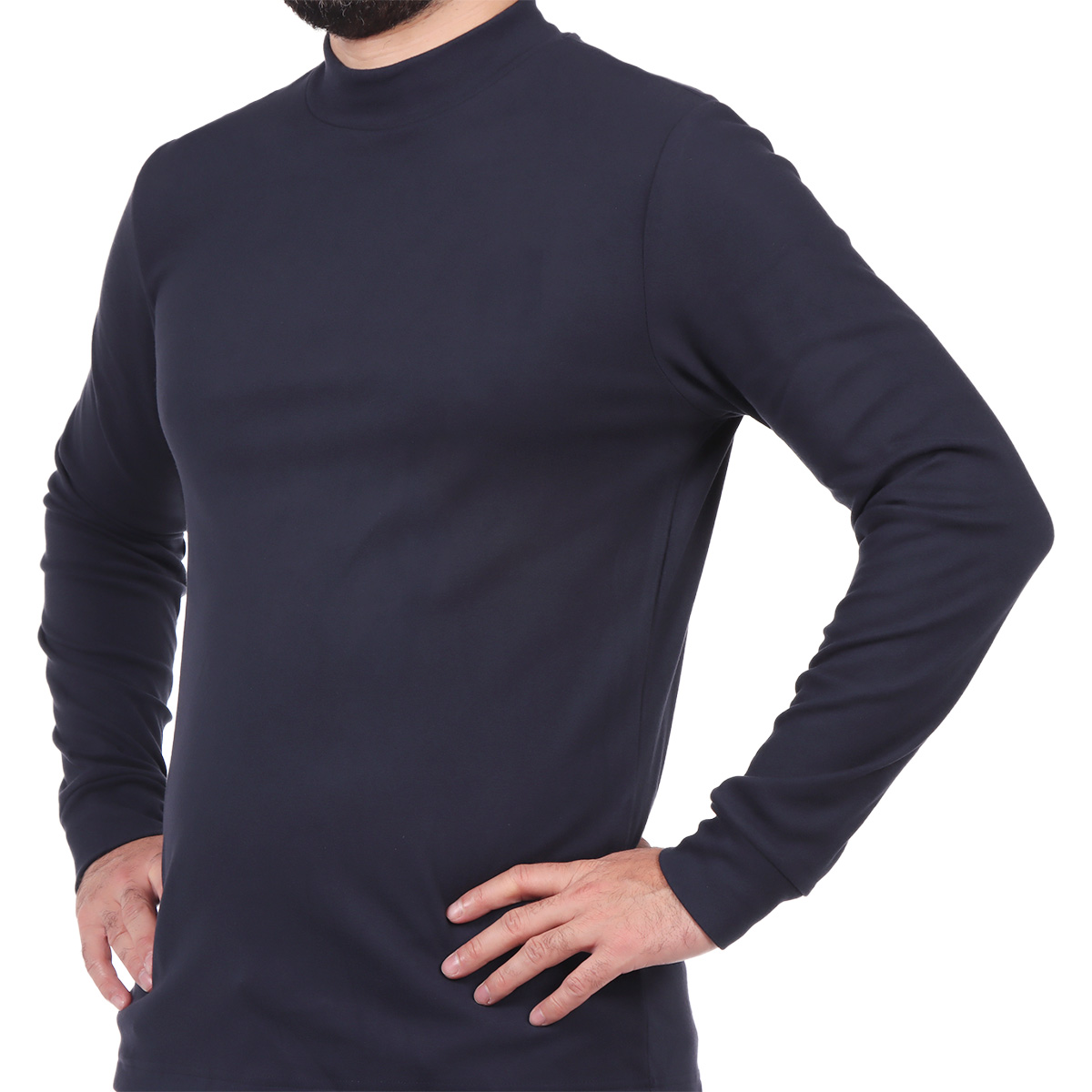 Su&eacute;ter Cuello Mock B&aacute;sico Esencial OVS para Hombre image number null