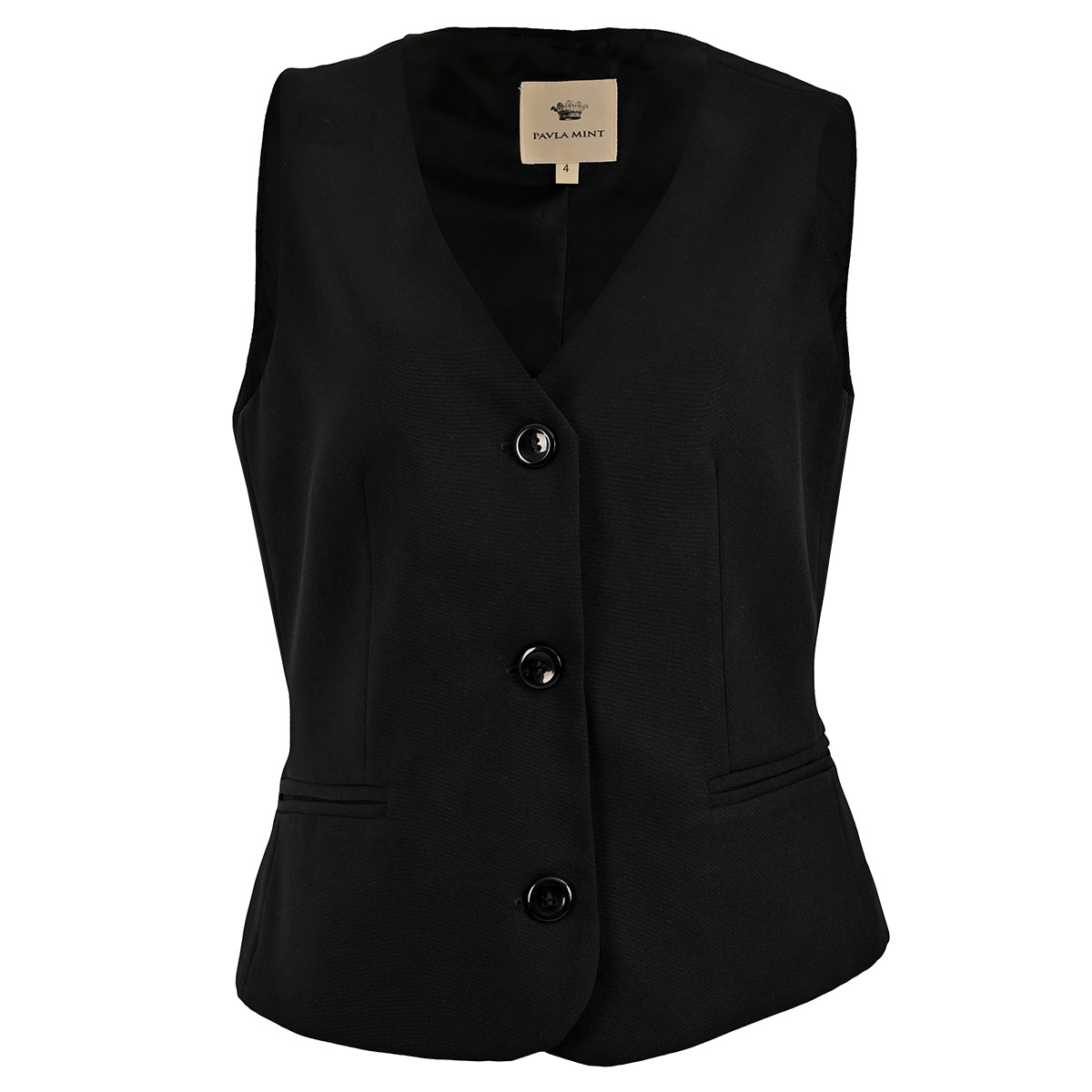 Chaleco B&aacute;sico Pavla Mint Para Mujer Petite image number null