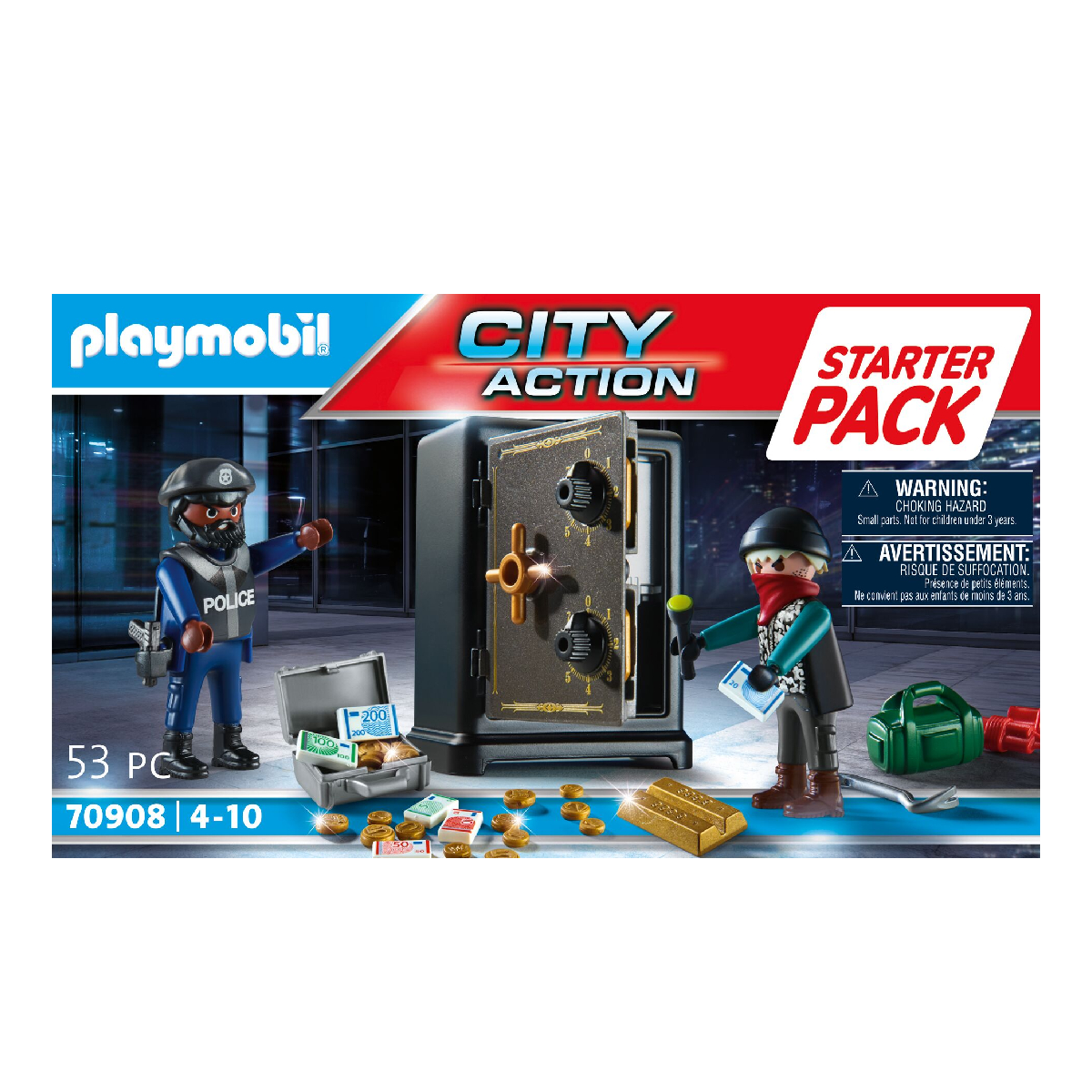 City Action Starter Pack Caja Fuerte PLAYMOBIL image number null