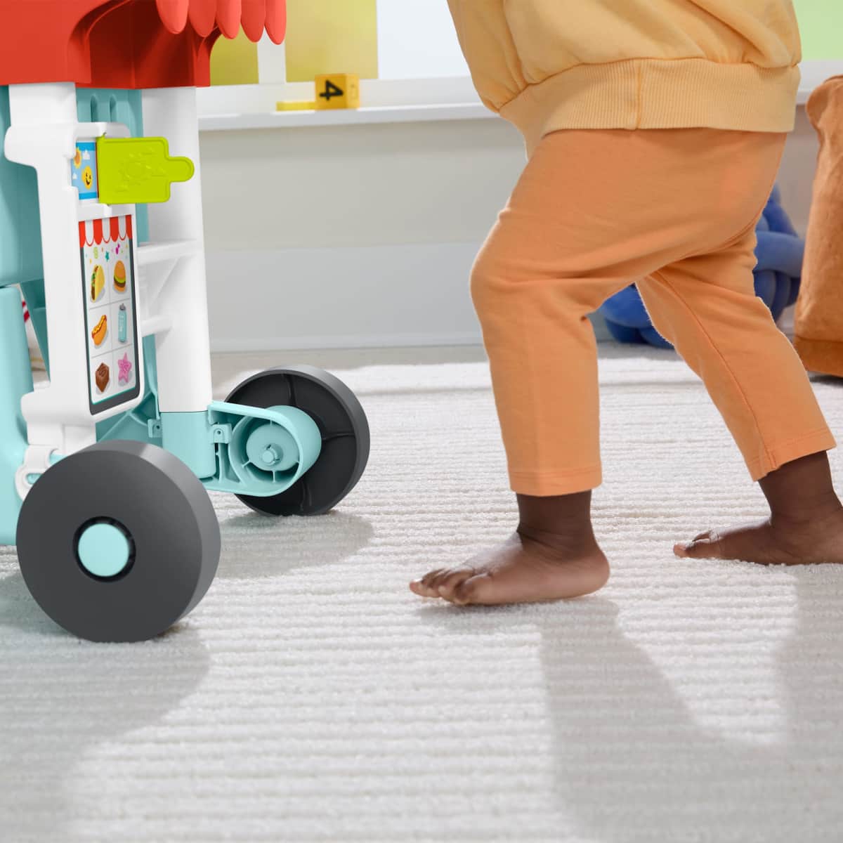 Fisher Price Andadera Para Bebes Carro De Snacks 4 En 1 Mattel image number null