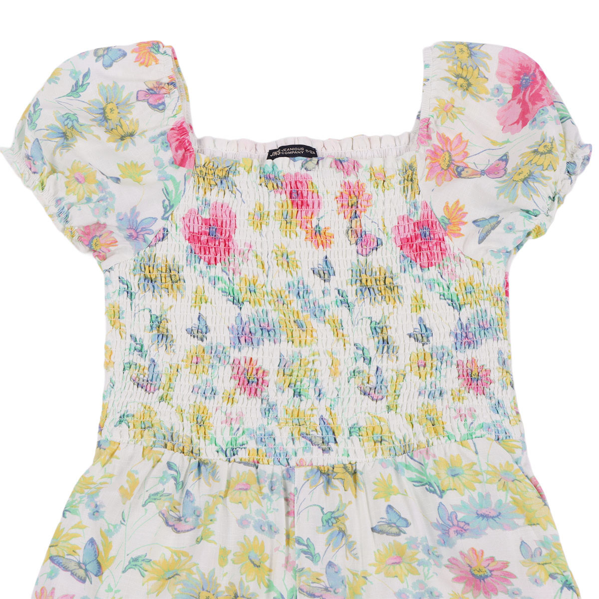 Jumpsuit Floral Estampado Lino Algod&oacute;n JEANIOUS para Ni&ntilde;a image number null