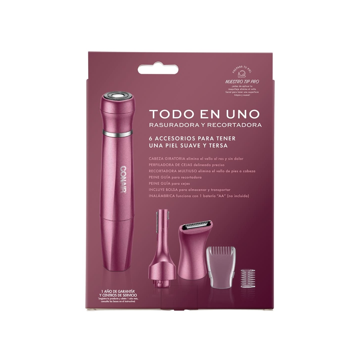 Recortadora De Vello Para Dama Vino Conair image number null