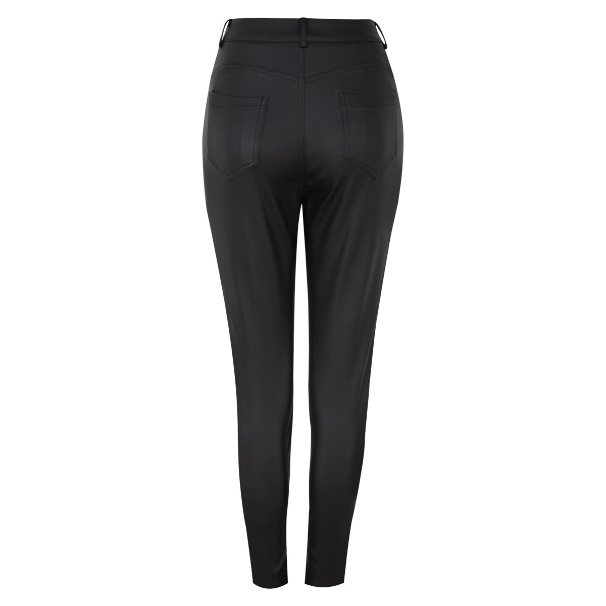 Pantal&oacute;n de Tiro Alto Efecto Tacto Piel para Mujer Junior image number null