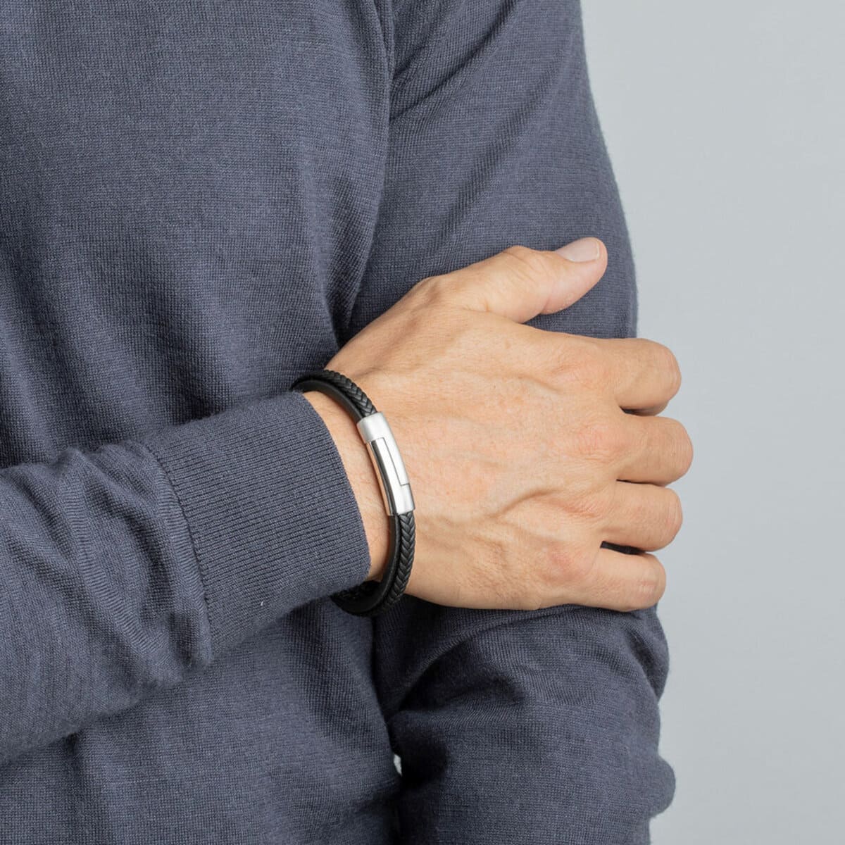 Pulsera de Piel Lotus Style para Hombre image number null