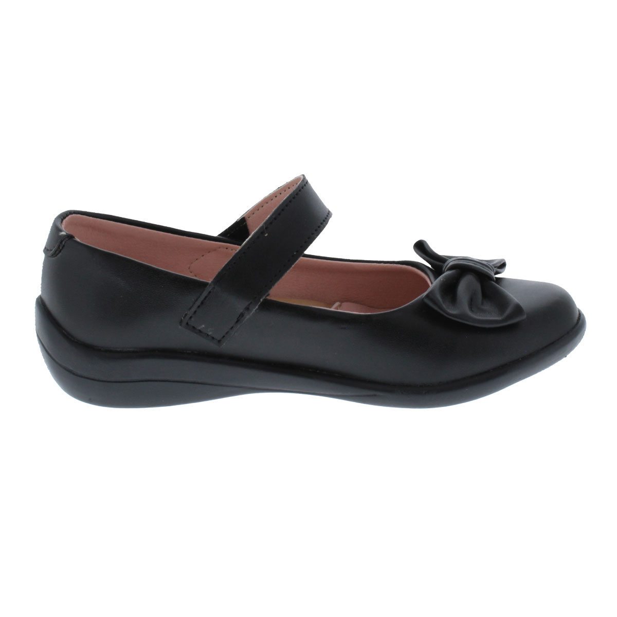 Zapato Escolar Furor Ajuste Velcro Aplicaci&oacute;n Mo&ntilde;o para Ni&ntilde;a image number null