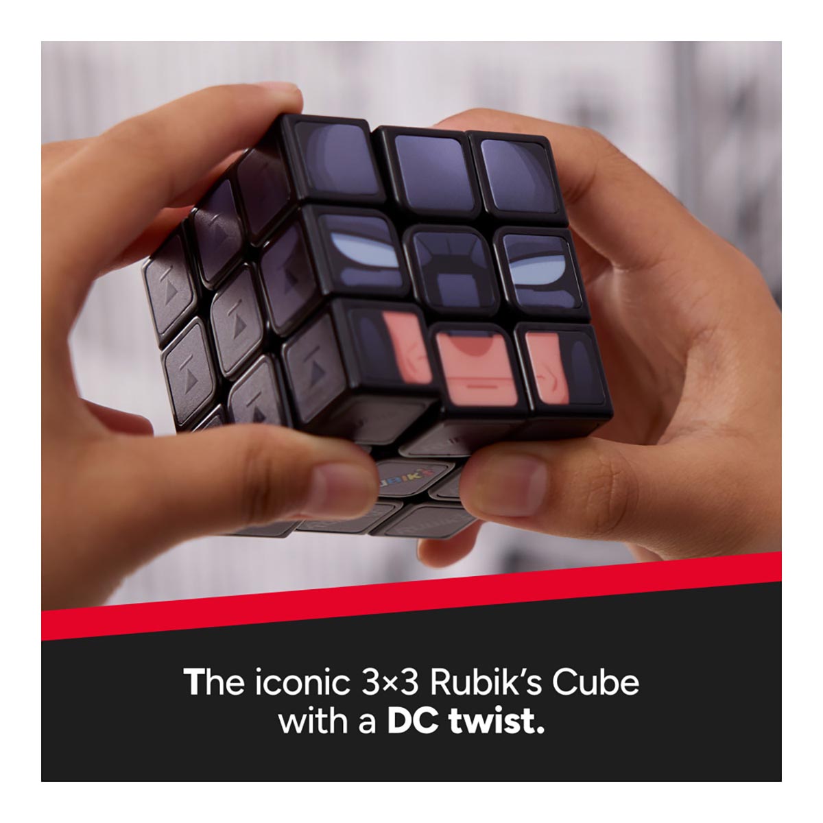 Cubo 3x3 Cubers Asst Batman Spiderman Iron Man Black Panther SPIN MASTER image number null