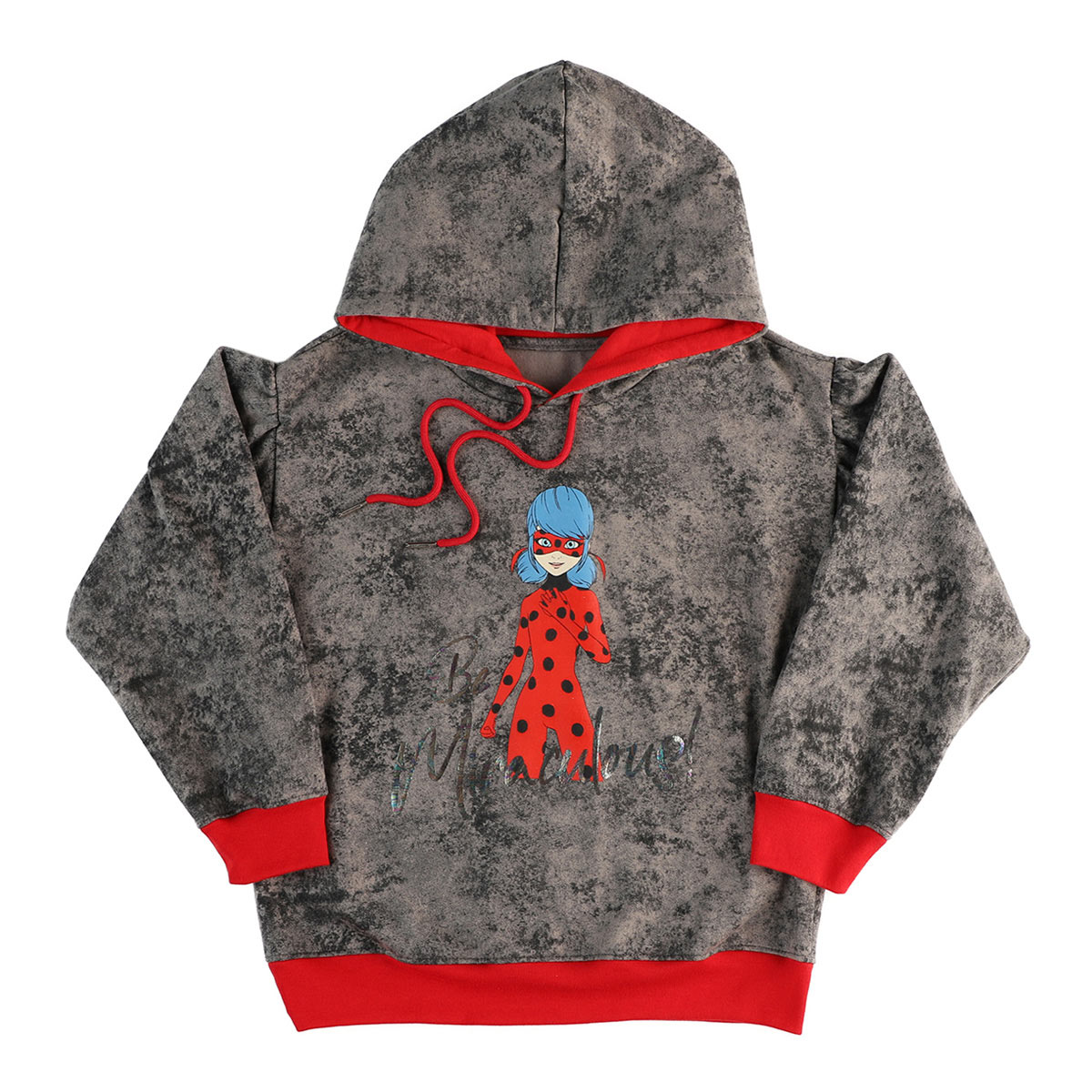 Sudadera Lady Bug con Capucha para Ni&ntilde;a image number null
