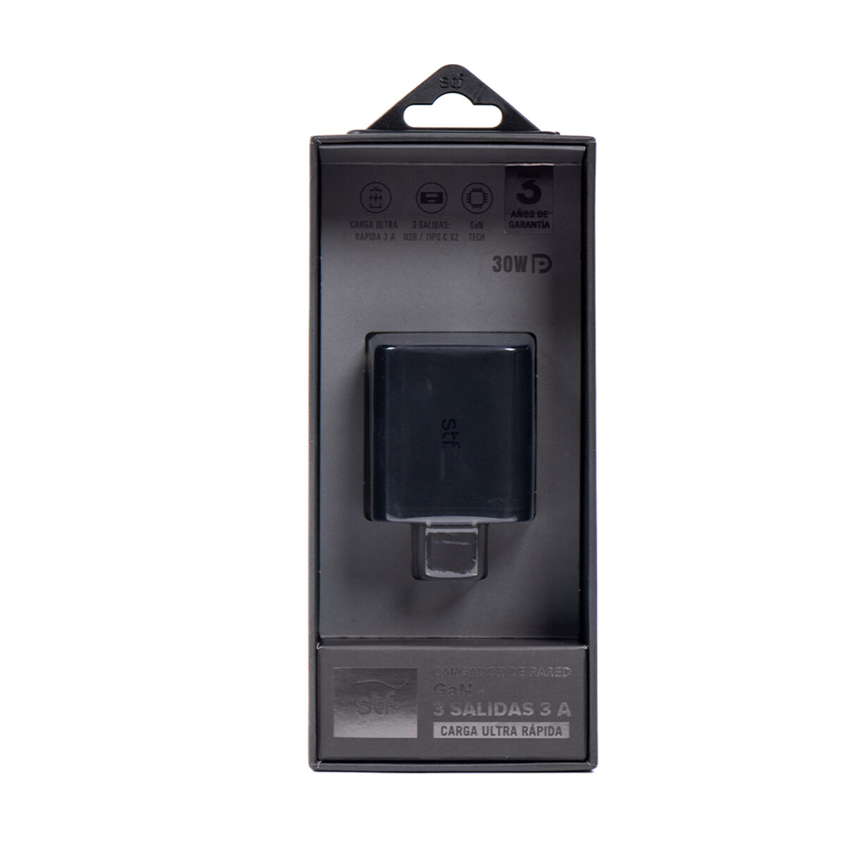 Cargador de Pared STF GaN 3 Salidas 3 A image number null