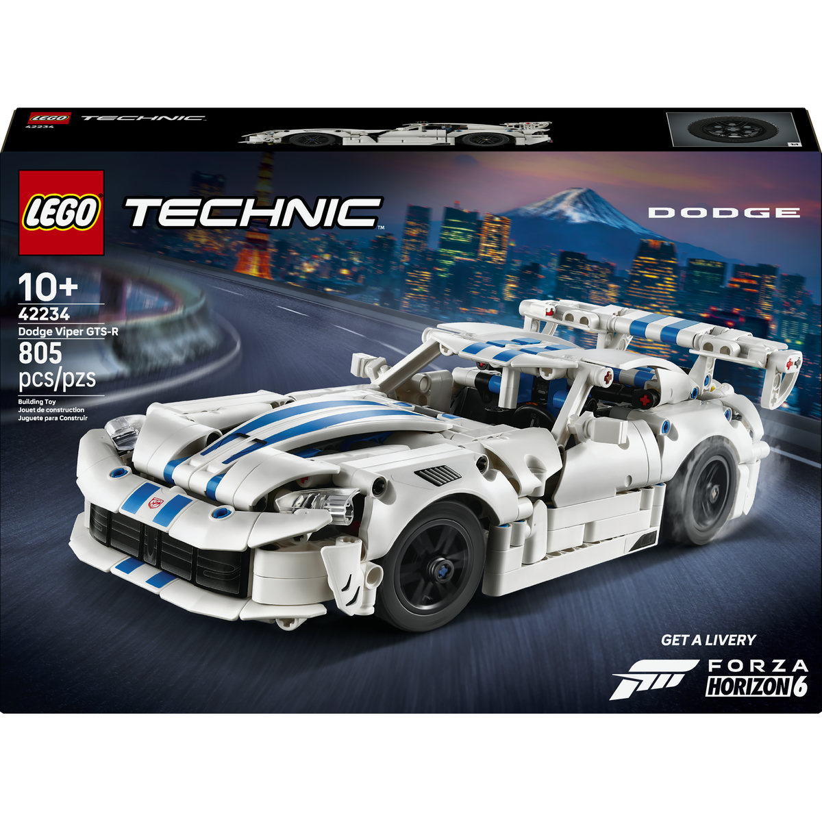LEGO Technic Auto Deportivo Dodge Viper GTS R image number null