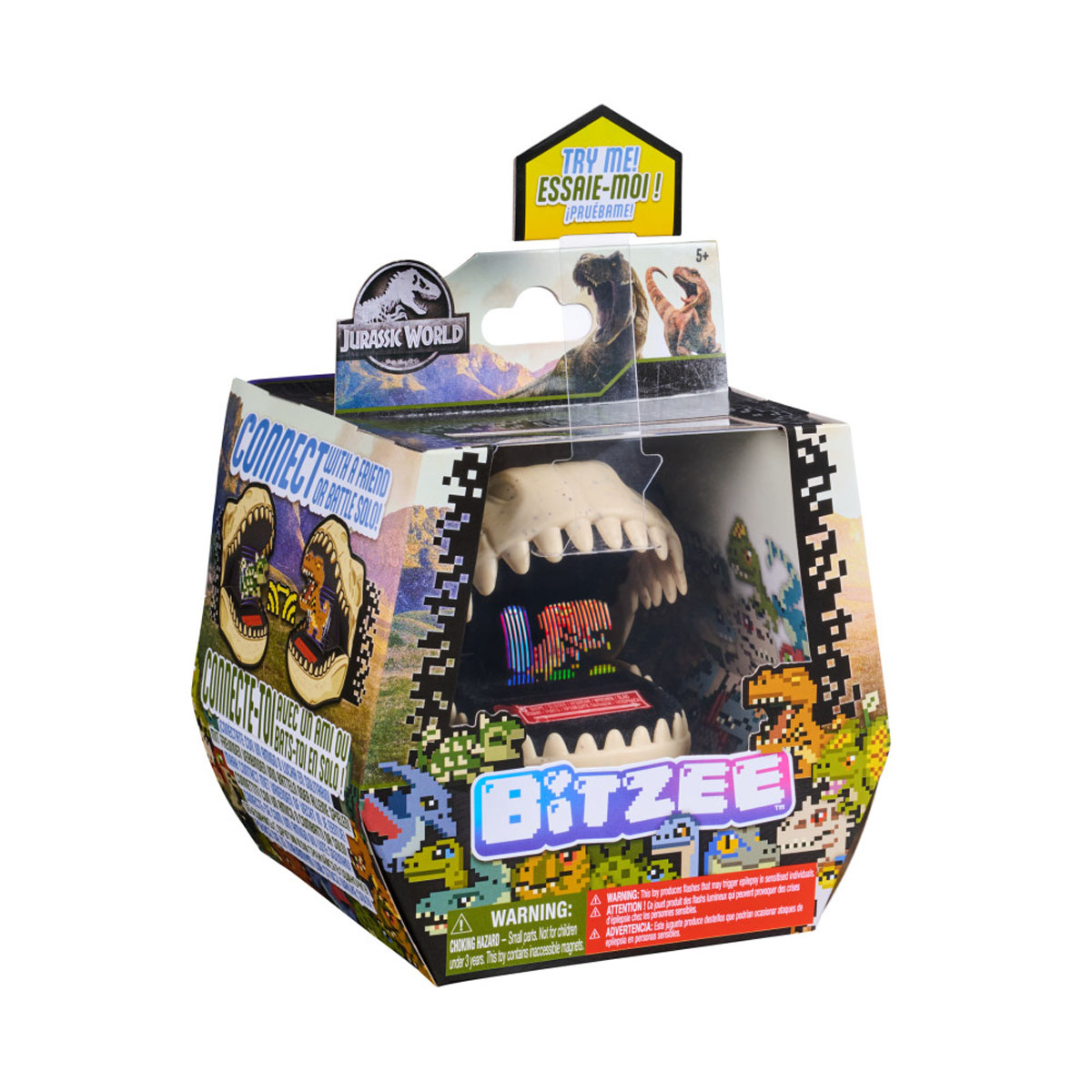 Dinosaurio Interactivo Digital Bit Bitzee Jurassic World Gml 4Pk image number null
