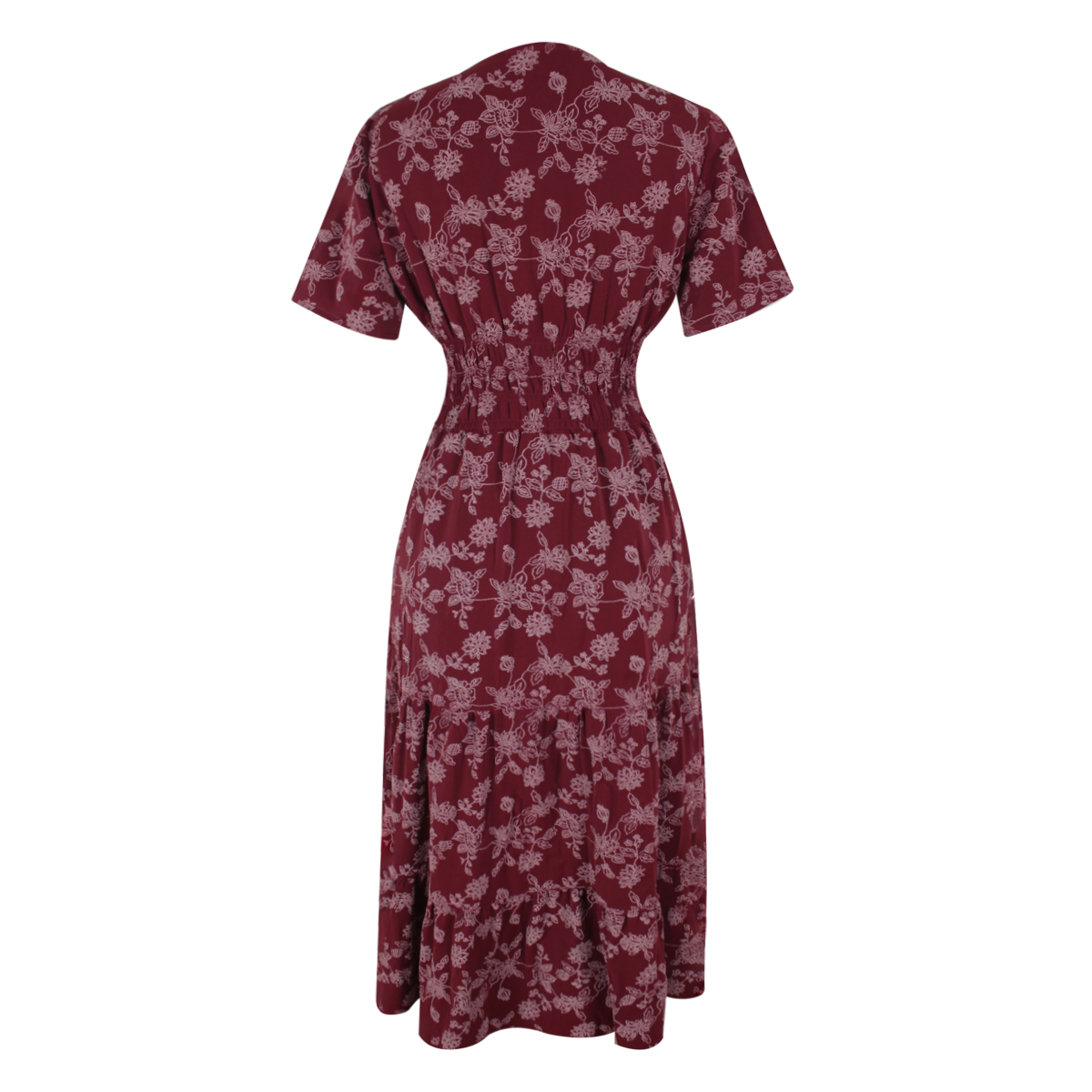 Vestido midi estampado mini floral para Mujer Petite JUST BY BASEL image number null
