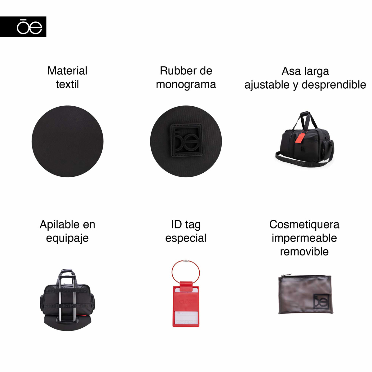 Duffle Bag Cloe Hs Nonbil Magenta image number null