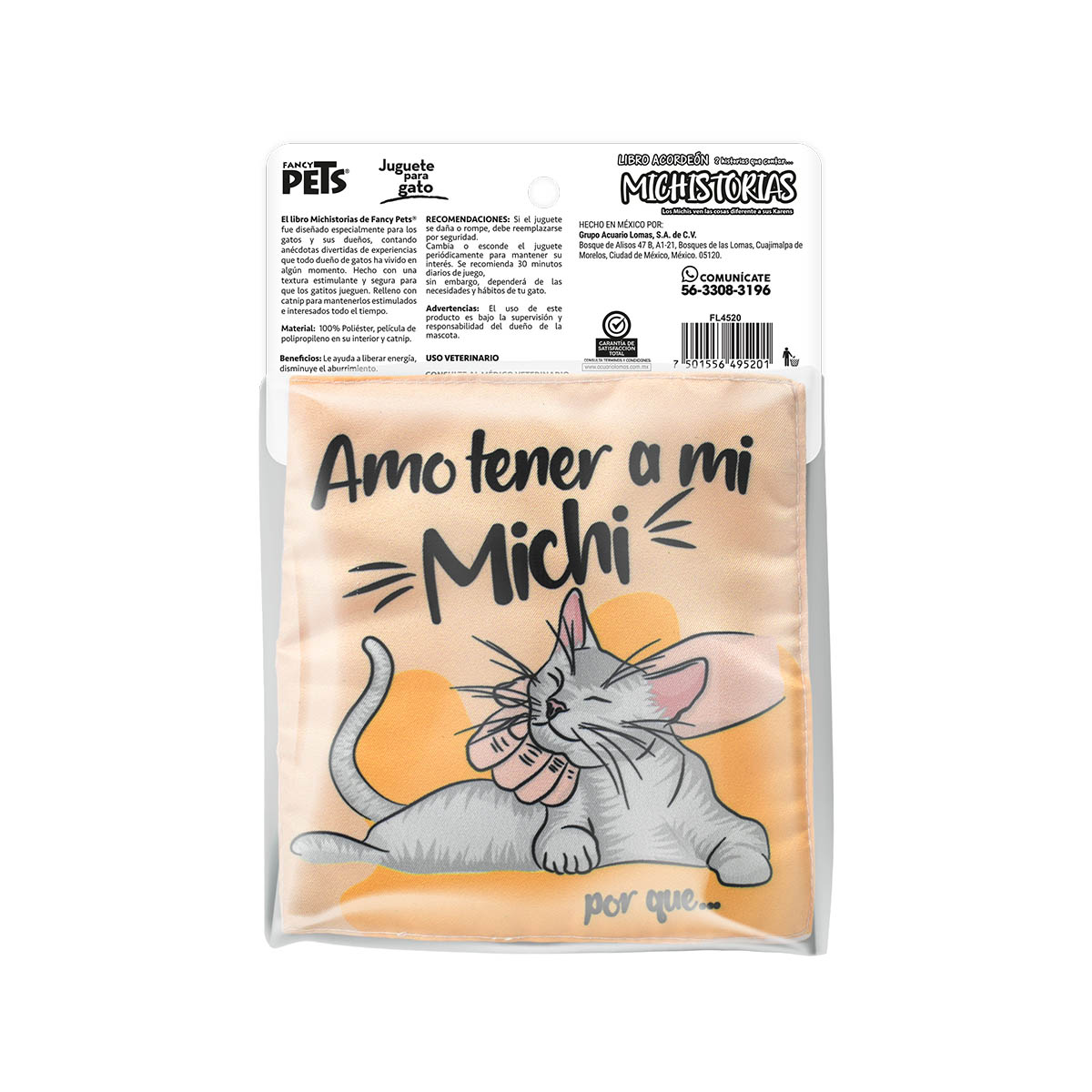 Juguete Para Gato Michistorias Con Catnip Fancy Pets image number null
