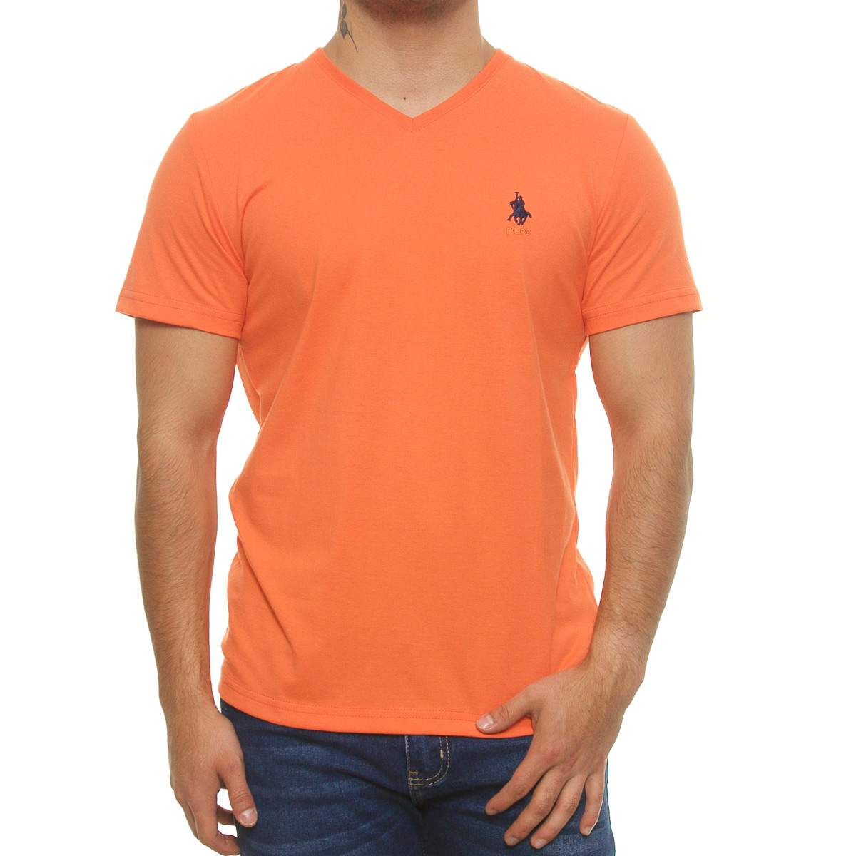 Playera cuello V manga corta para hombre POLO CLUB image number null