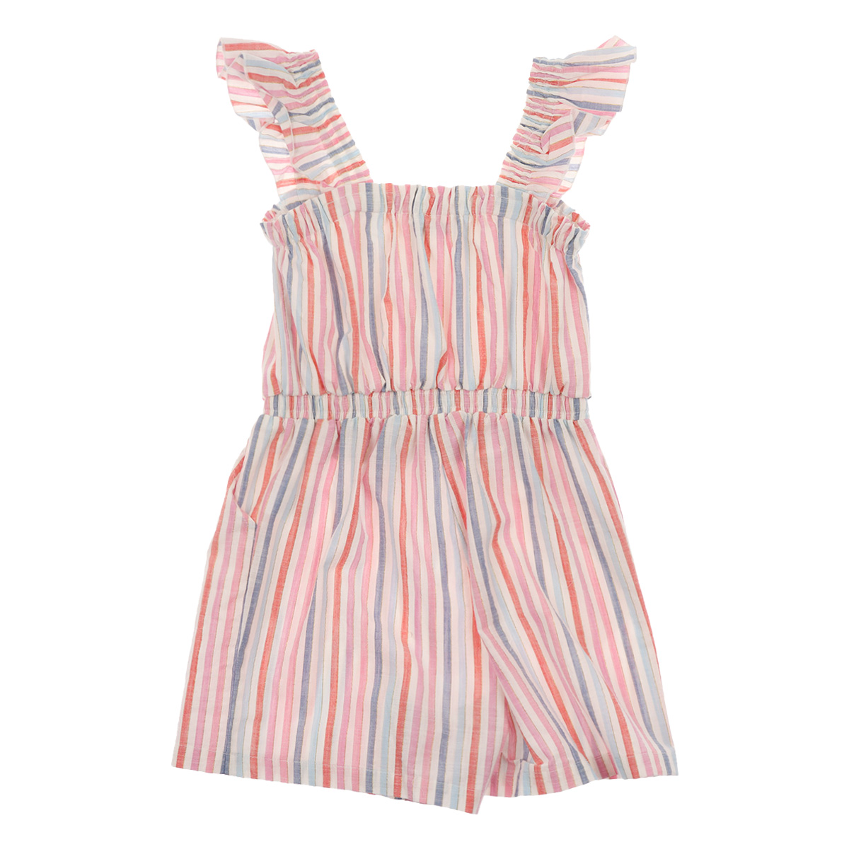 Romper Rayas Multicolor Verano Casual Jeanious Ni&ntilde;a image number null