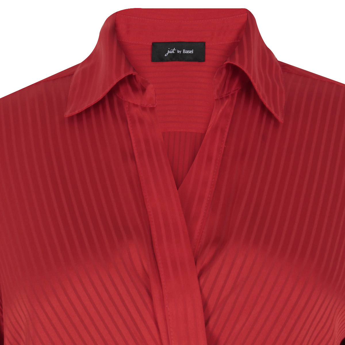 Blusa camisera de sat&iacute;n para Mujer Petite JUST BY BASEL image number null