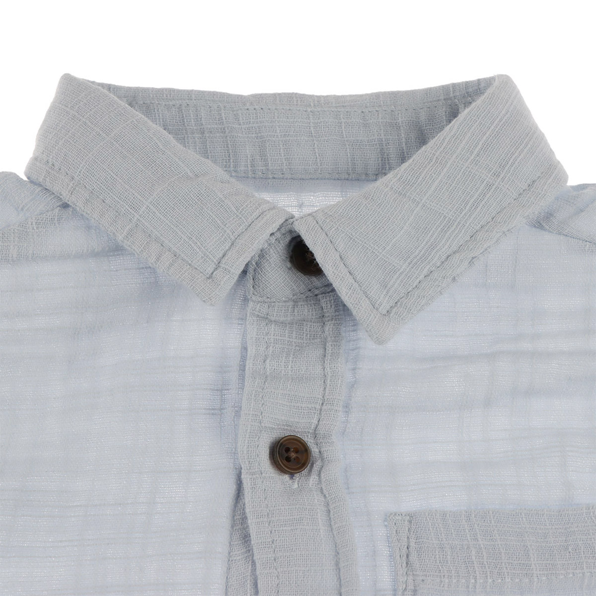 Camisa Ligera Muselina Cuello Camisero Jeanious para Ni&ntilde;o image number null