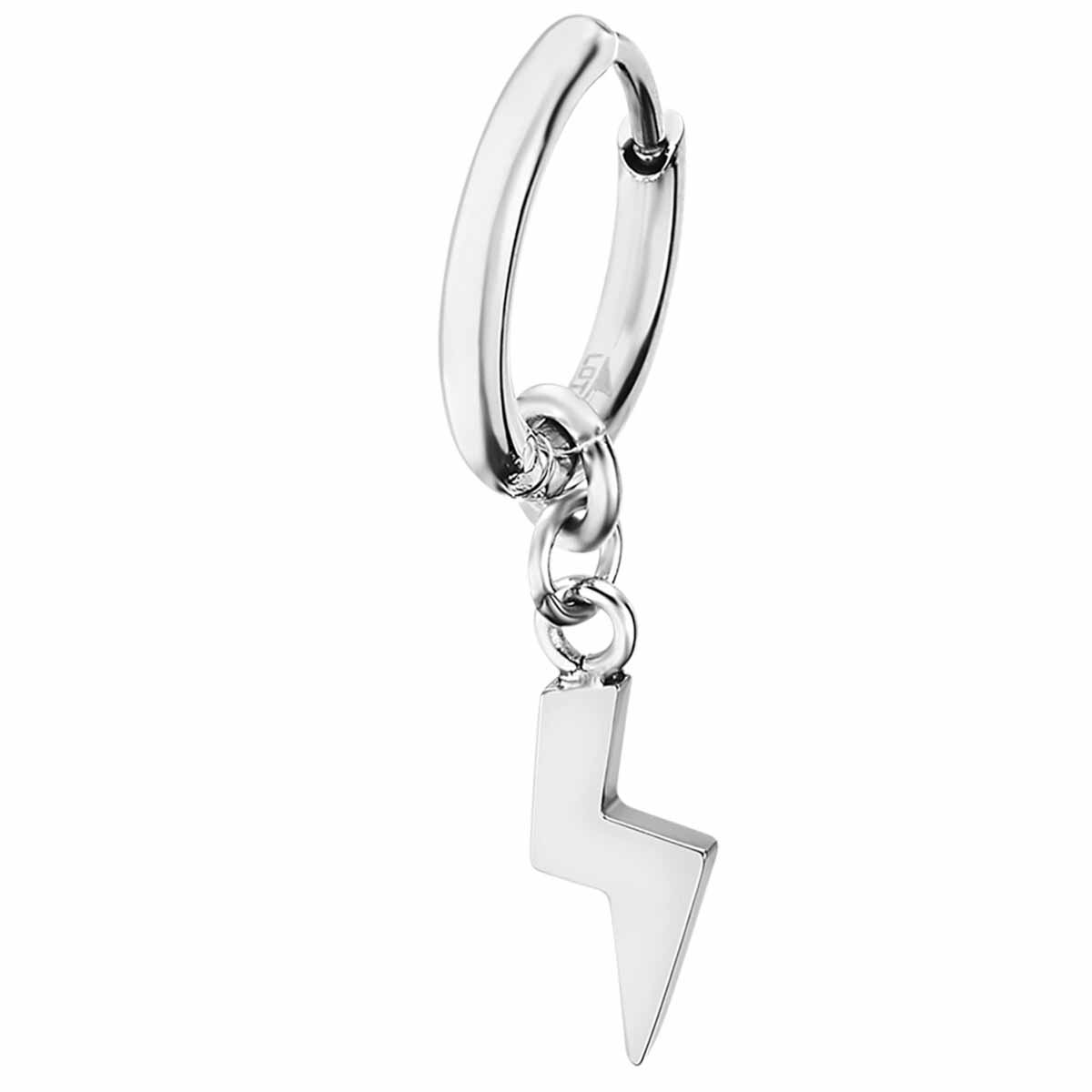 Aretes Acero Inoxidable Pulido Lotus Style para Hombre image number null