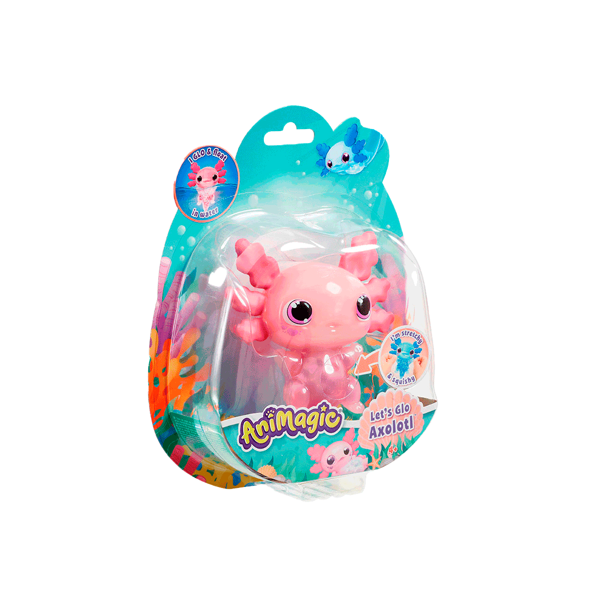 Mascota Electr&oacute;nica Axolotl Rosa Animagic image number null