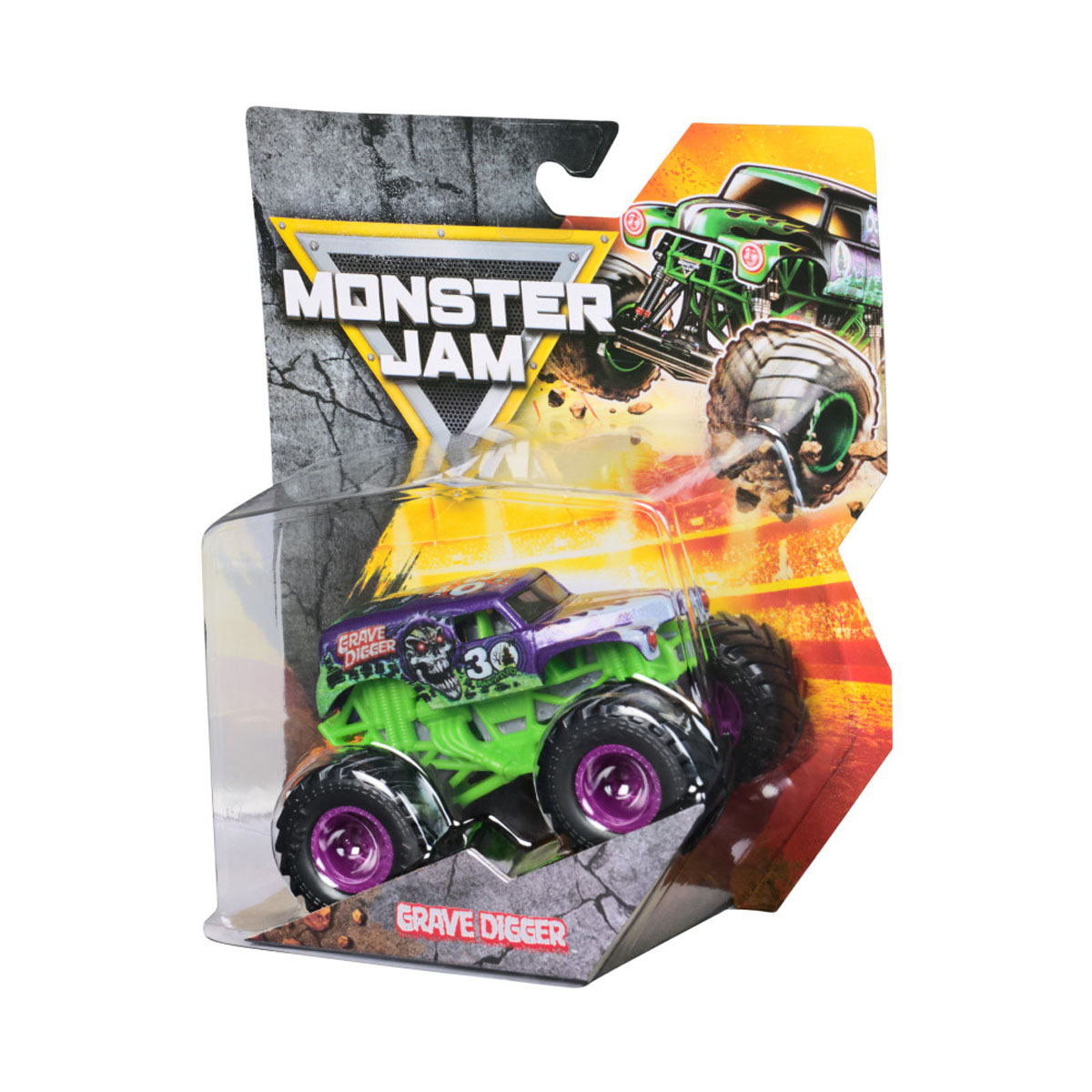 Cami&oacute;n Monstruo De Metal Monster Jam Veh&iacute;culo Grave Digger 164 image number null