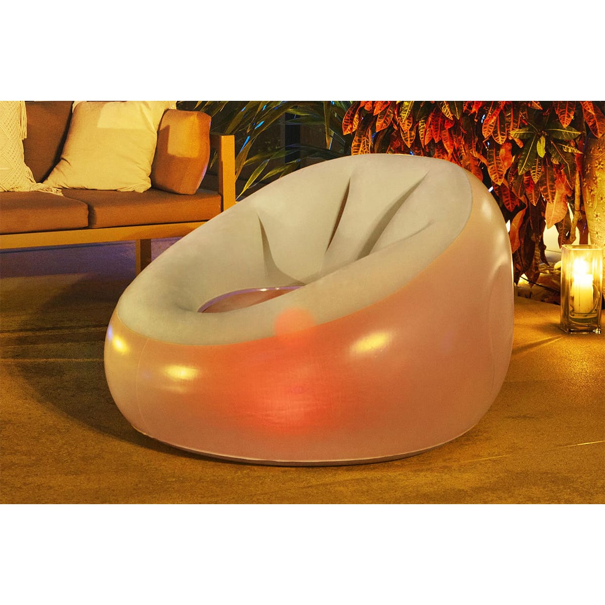 Sill&oacute;n Inflable Con Luz Led 75087 Bestway image number null