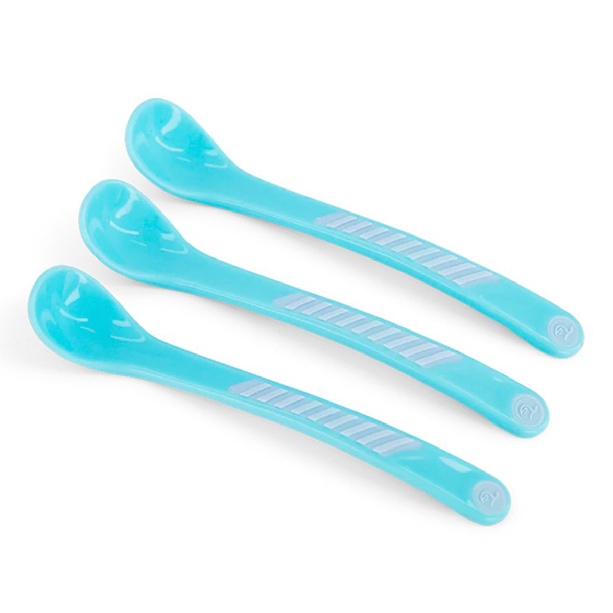 Juego De 3 Cucharas De Alimentacion 6+M Azul Pastel Twistshake image number null