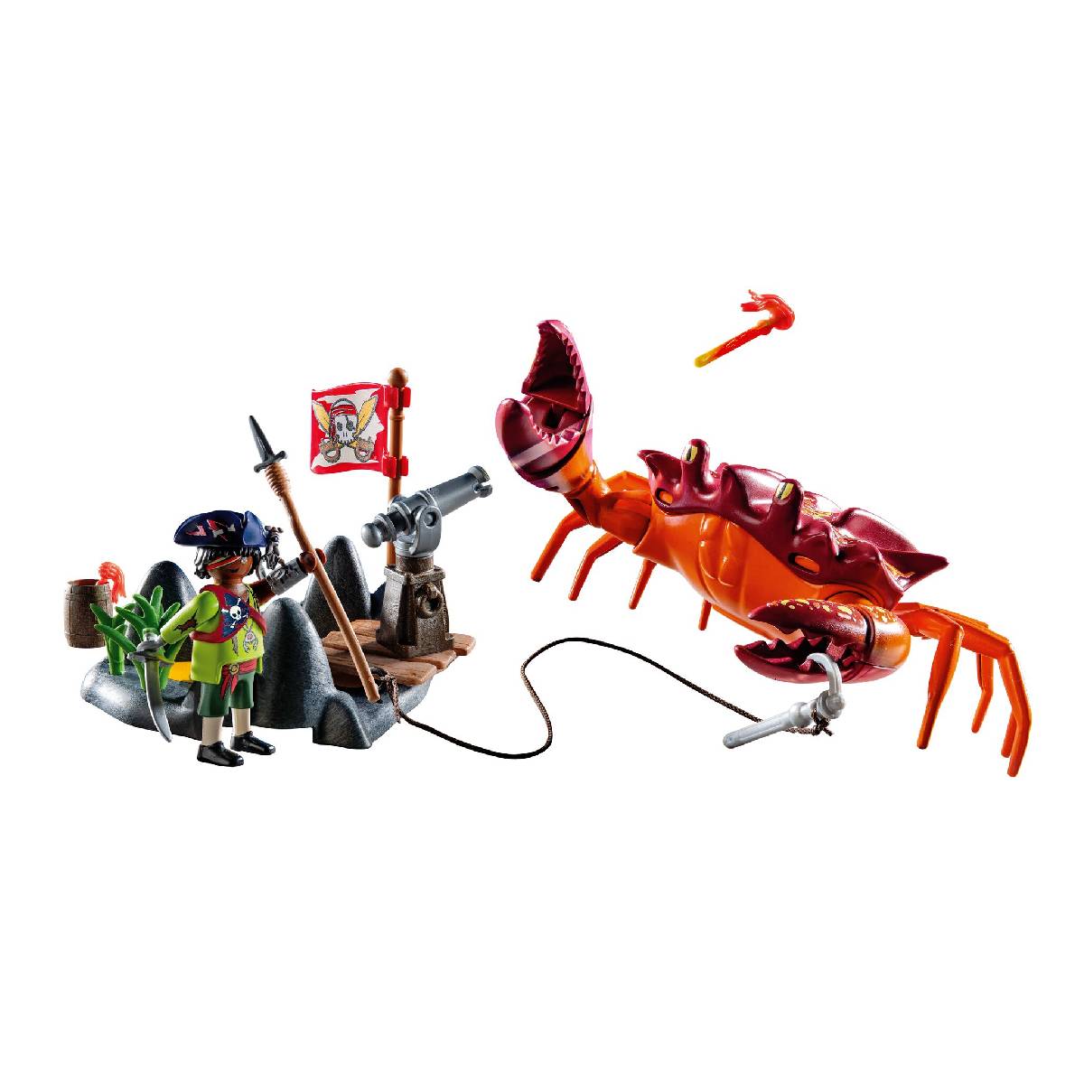 Batalla Con El Cangrejo Gigante Playmobil image number null