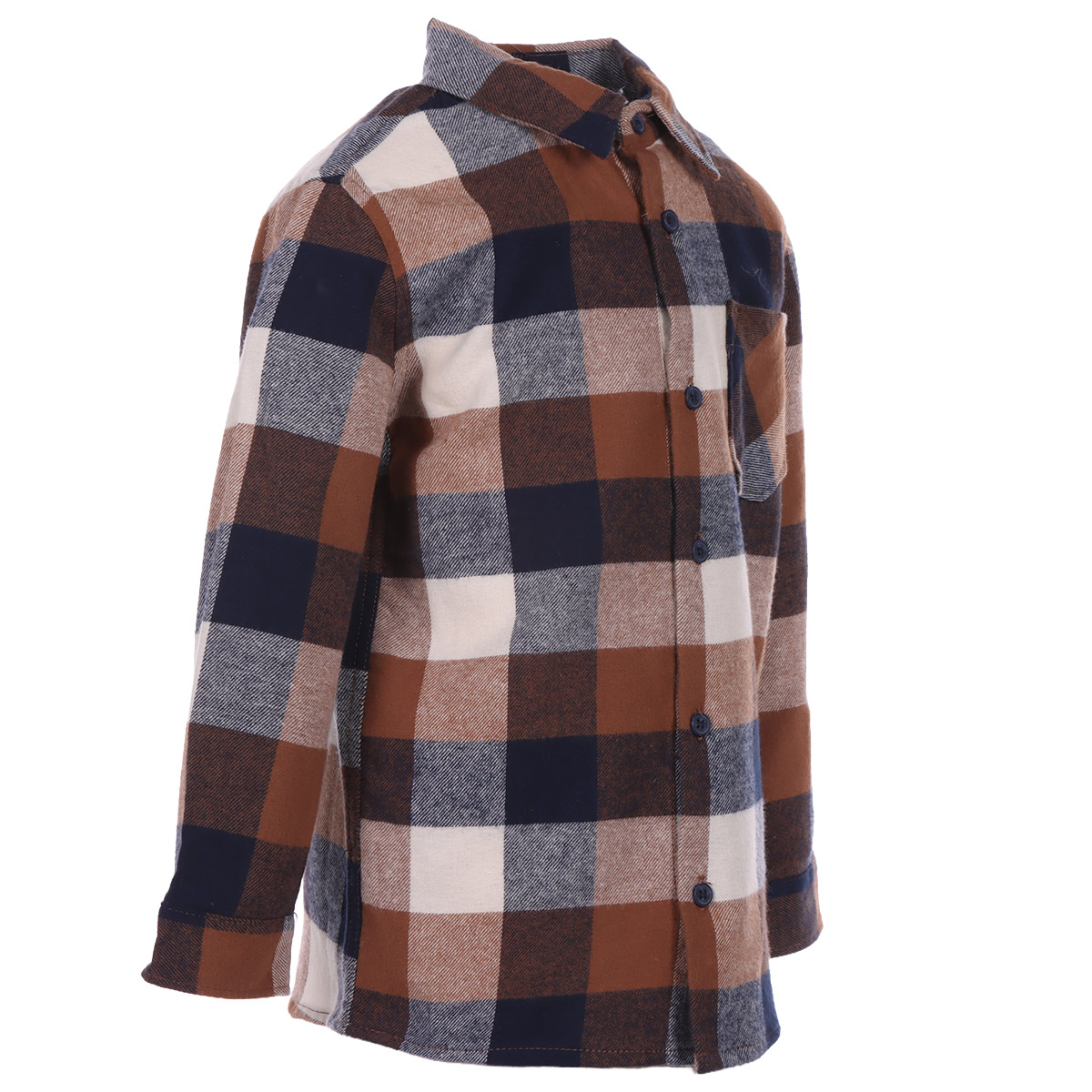 Camisa Franela Dise&ntilde;o Cuadros Jeanious Toddler para Ni&ntilde;o image number null