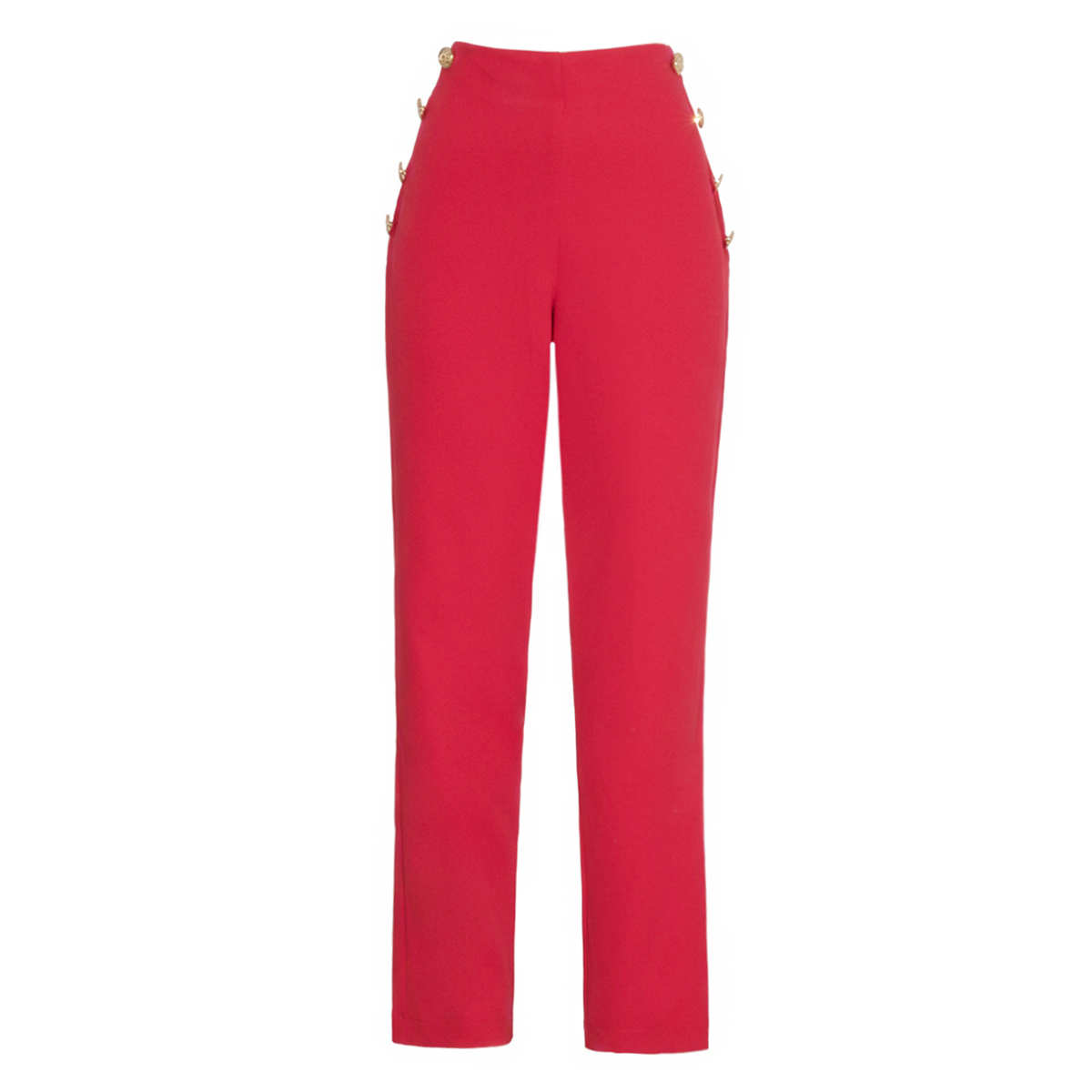 Pantal&oacute;n Recto Orange Love Para Mujer Junior image number null
